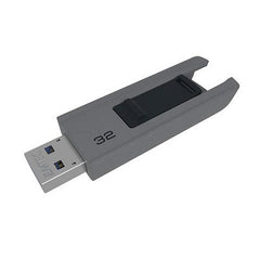 FLASH DRIVE-EMTEC B250 SLIDE USB 3.1 32GB, MATTE GREY